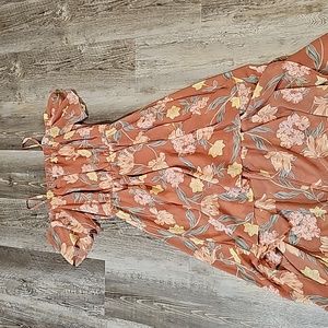 AUW floral dress‎ S